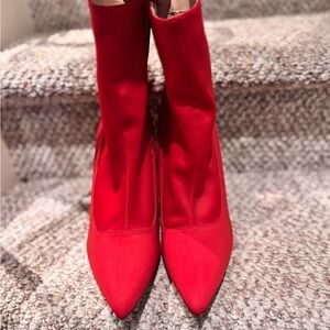 Elegant Red Women's Boots